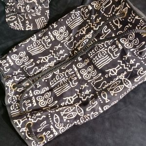 🔖AFRICAN INSPIRED BACKPACK W/MATCHING HAY